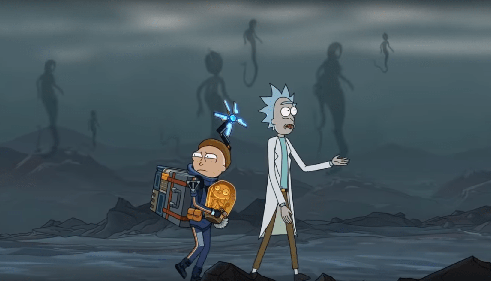 Рекламный ролик с участием Рика и Морти Death Stranding