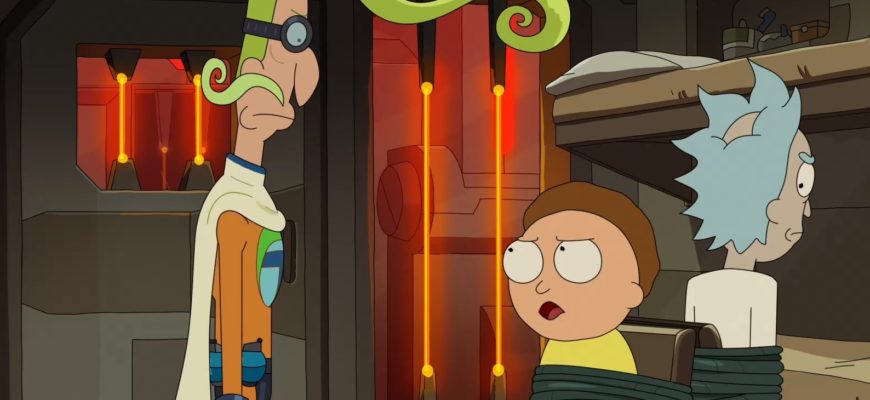7 серия 6 сезона: Цельная МЕТАллическая оборикчка Rick and Morty Season 6 Episode 7